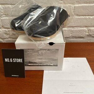 No6 Store "Dakota" Shearling Clog in Ink Aviator EU40 NWT
